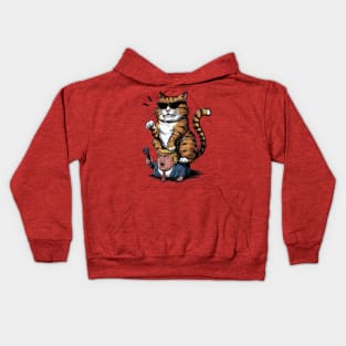 Cats Against Trump, Funny Cat Kids Hoodie